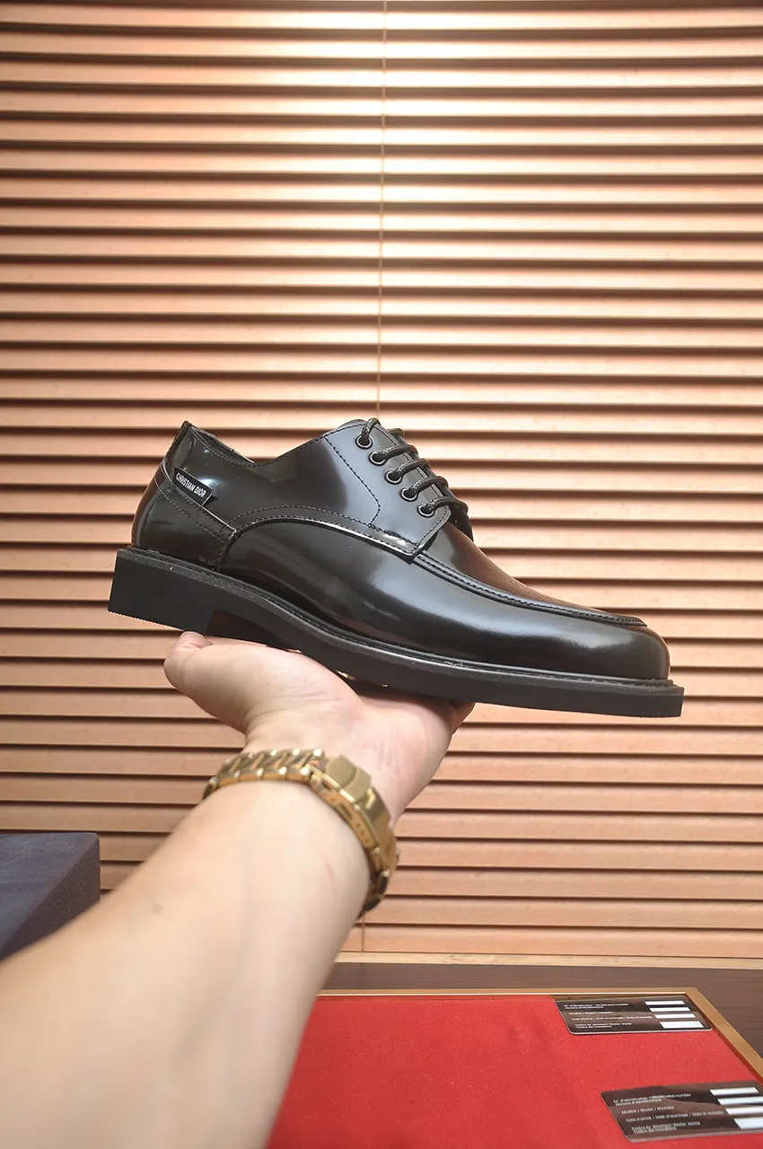 Men's shoes 💰680💶[Dior] (water-dyed cowhide lining) Dior original 1:1 high-quality factory, imported original materials, imported raw cowhide, water-dyed cowhide lining, original TPU outsole, code number: 39-44 (38.45 custom-made)